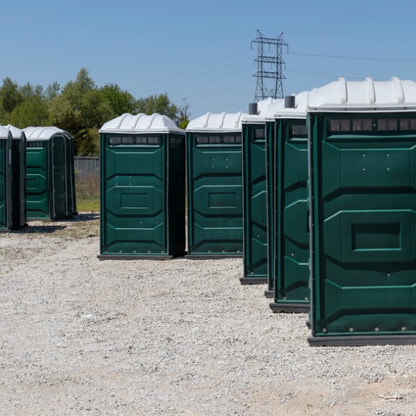 can the event portable restroom be customized with branding or logos